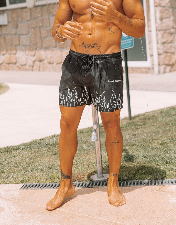 Swim Short Flames